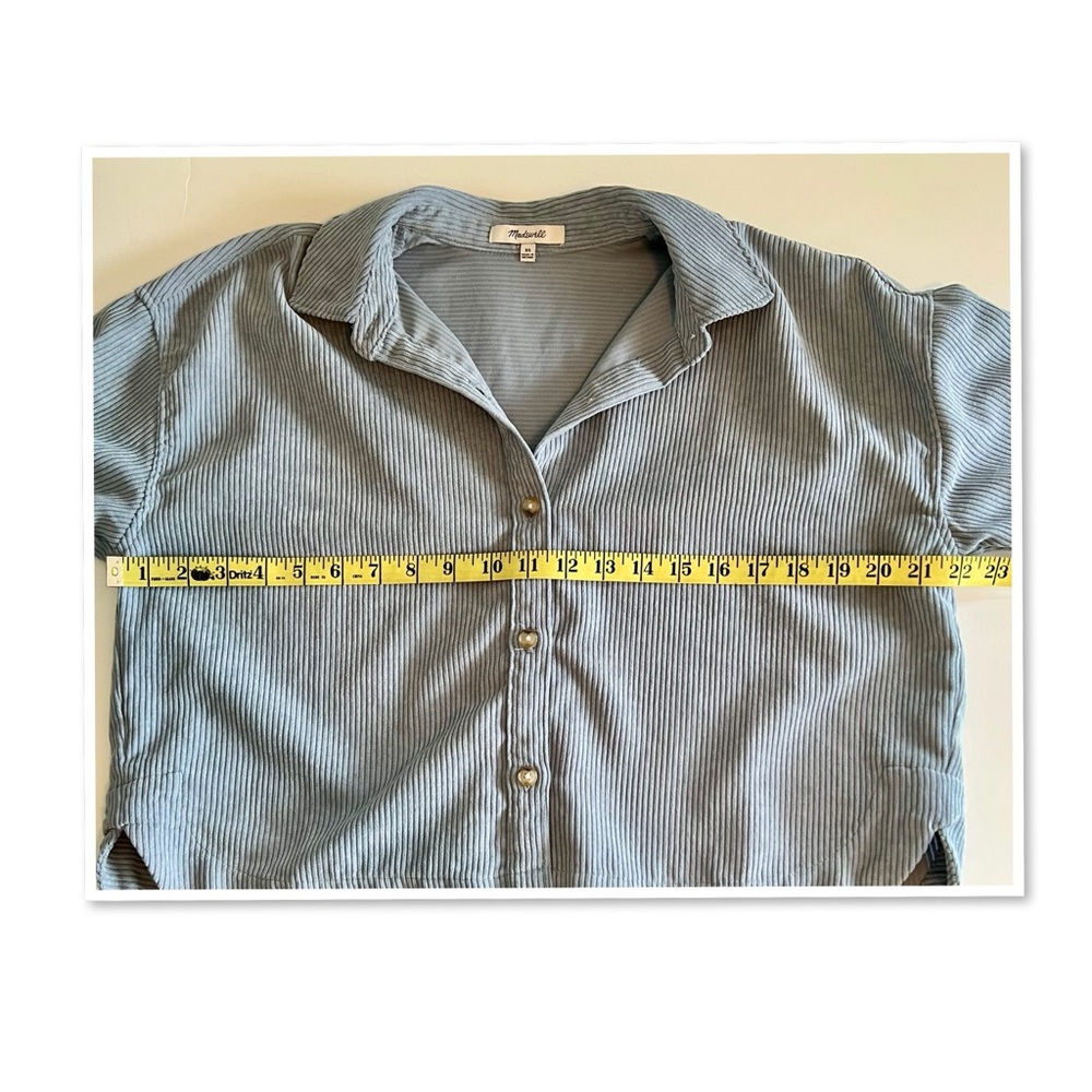 Madewell Corduroy Hartfield Crop Shirt - Picture 10 of 13